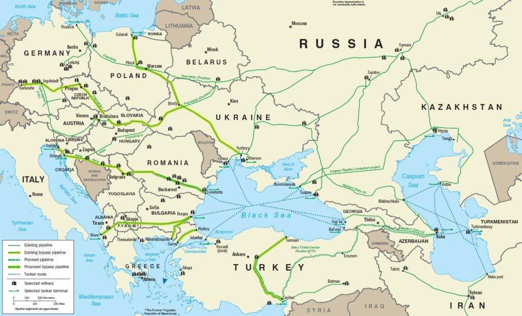 Carte détaillée de l'inspection du pipeline Druzhba en 2026