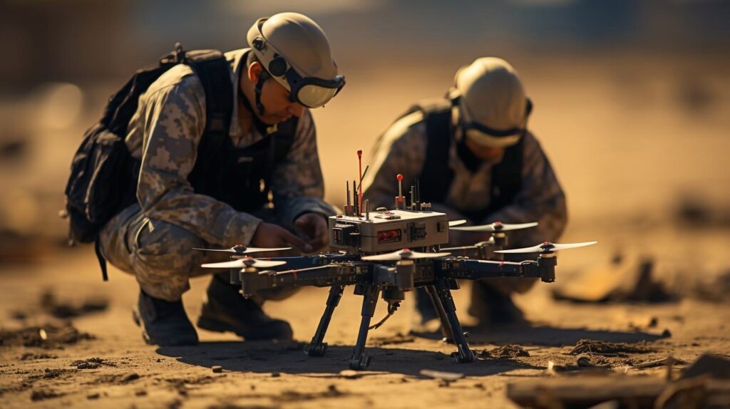 Interface de contrôle avancée utilisée lors de l'Expansion de l'IA du Pentagone.