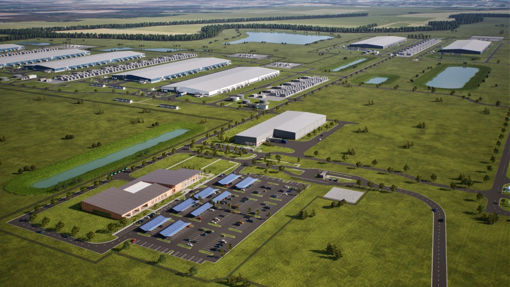 Racks de serveurs IA dans l'Infrastructure IA Meta