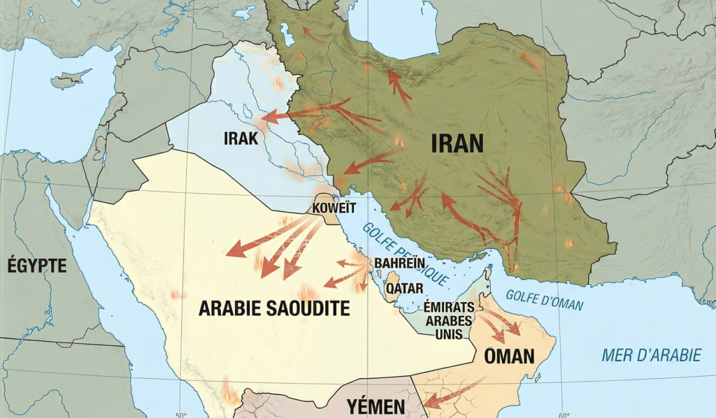 Conclusion de la guerre contre l'Iran et contrôle du Golfe