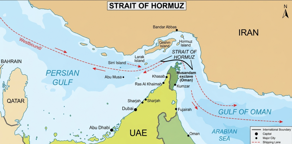 Navire français en mission vers le Détroit d'Ormuz