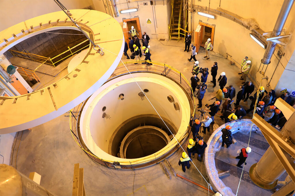 Site dévasté contenant encore de l'Uranium d'Iran