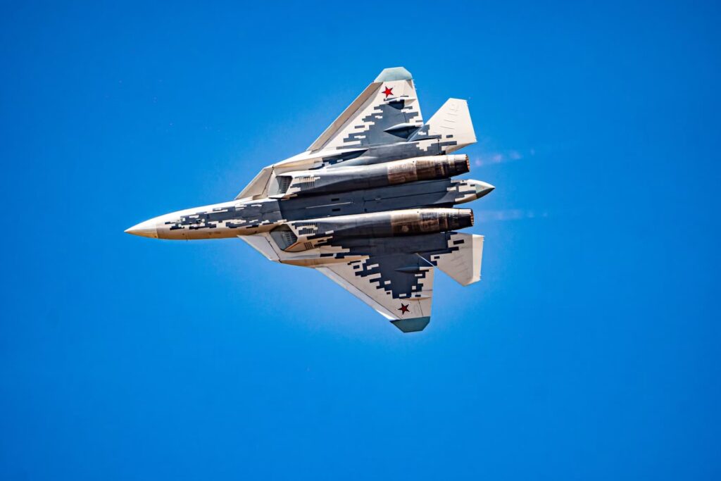 Rafale français lors d'une interception aérienne