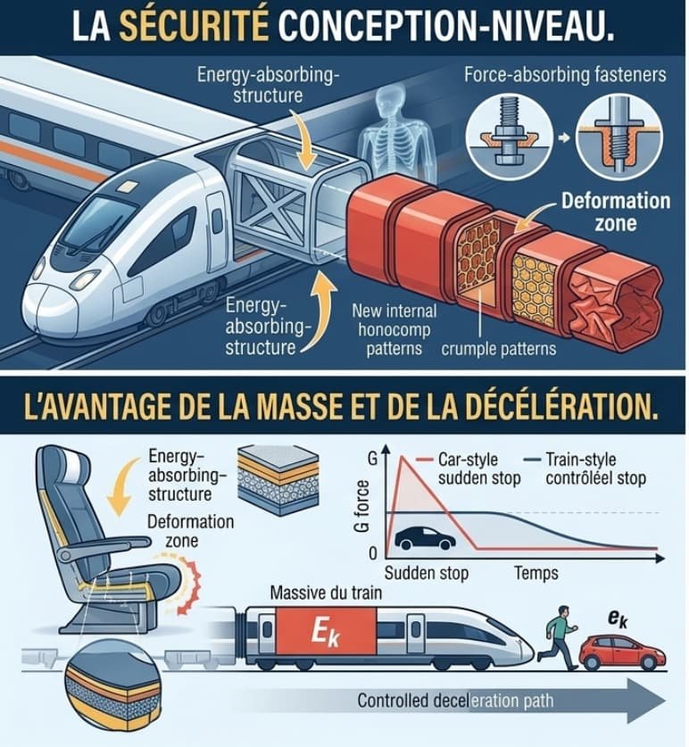 À bord des trains à grande vitesse, la ceinture jugée plus dangereuse qu'utile 2 Intérieur d'un TGV montrant des rangées de sièges dépourvus de ceintures de sécurité