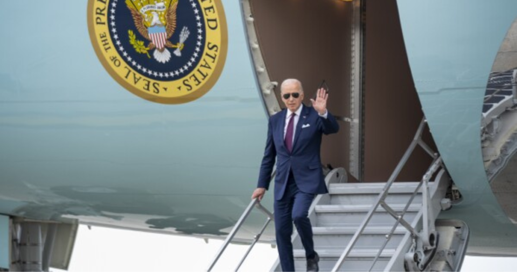 président Joe Biden arrive à Delhi G20