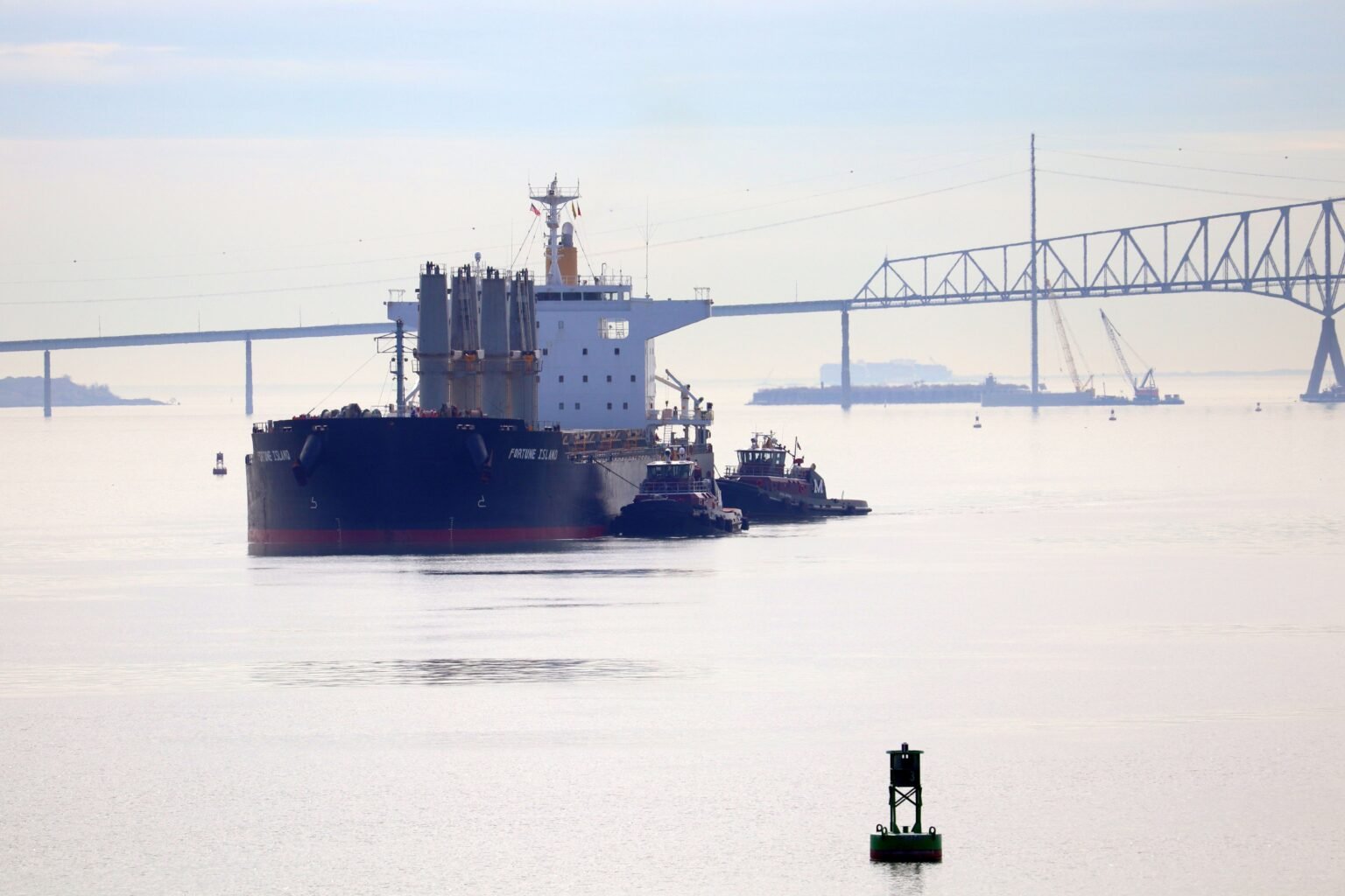 États-Unis: Un porte-conteneurs provoque l’effondrement du pont Francis Scott Key à Baltimore