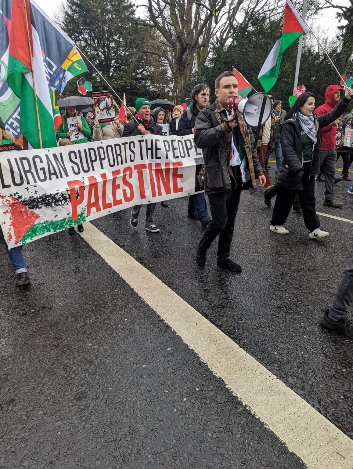 Irlande - Des manifestations secouent le pays.