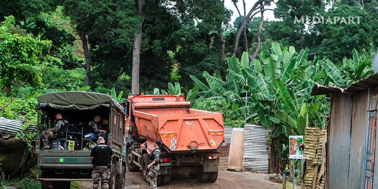 Mayotte: Place nette après Wuambushu ©Mediapart