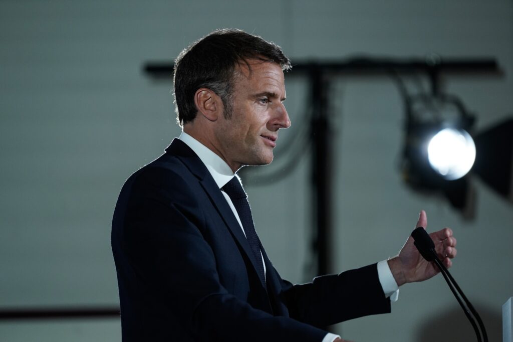 Emmanuel Macron estime que l'Europe est en danger ©Simon Wohlfahrt