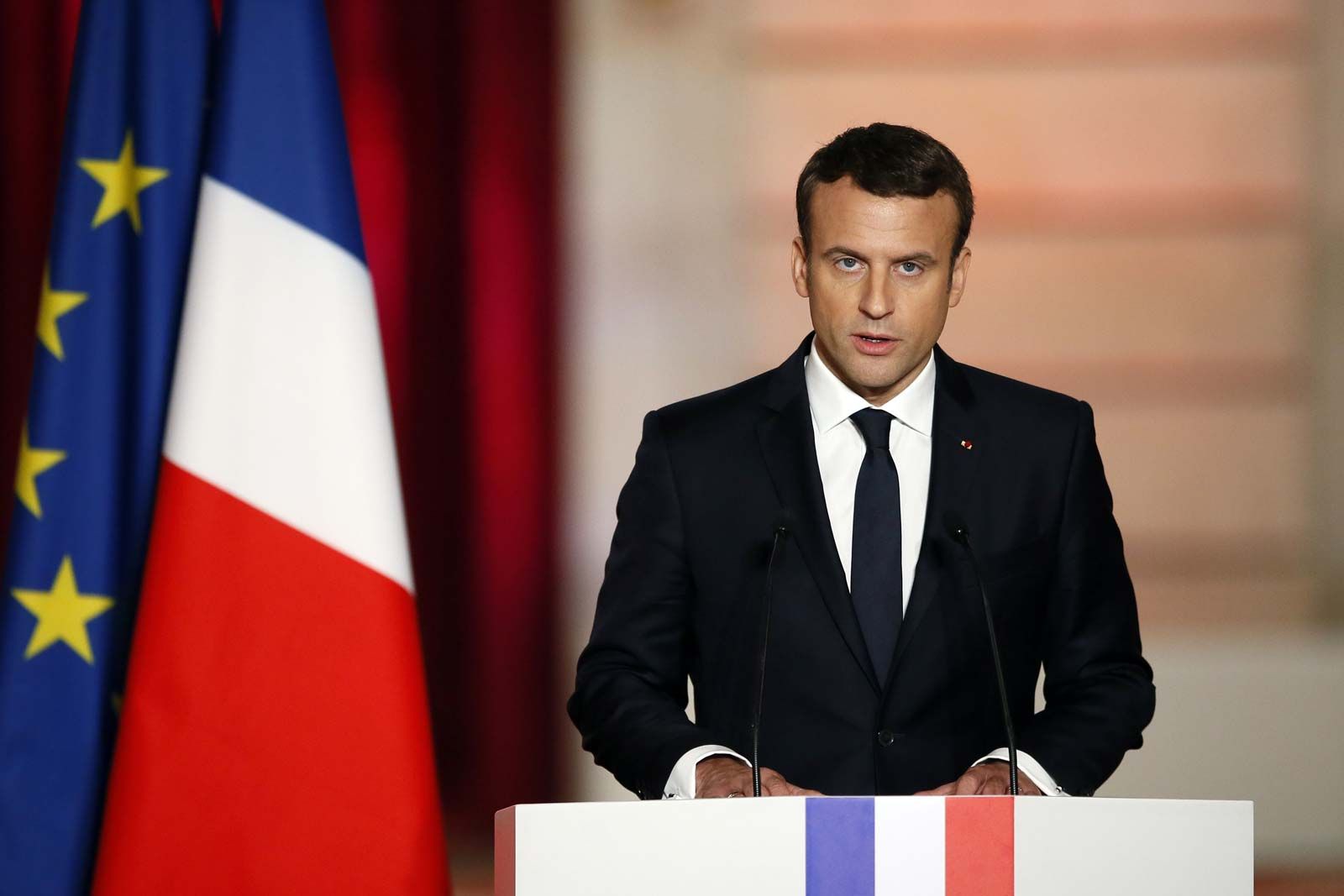 Emmanuel Macron loue l'augmentation des investissements vers la France © AP