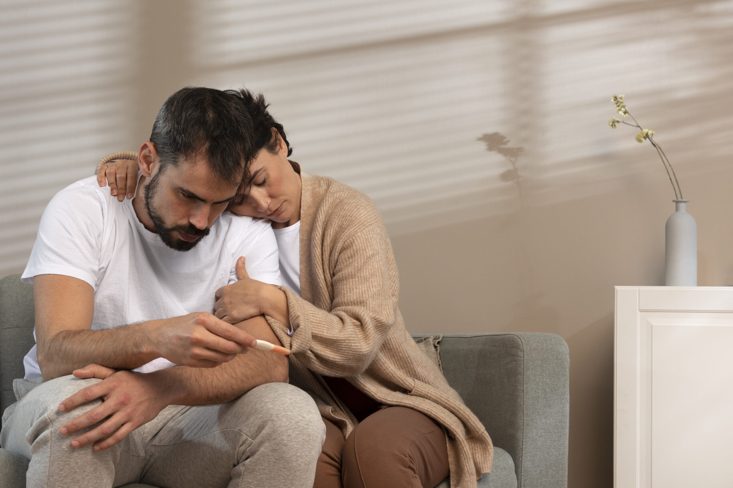 Un couple souffrant d'infertilité