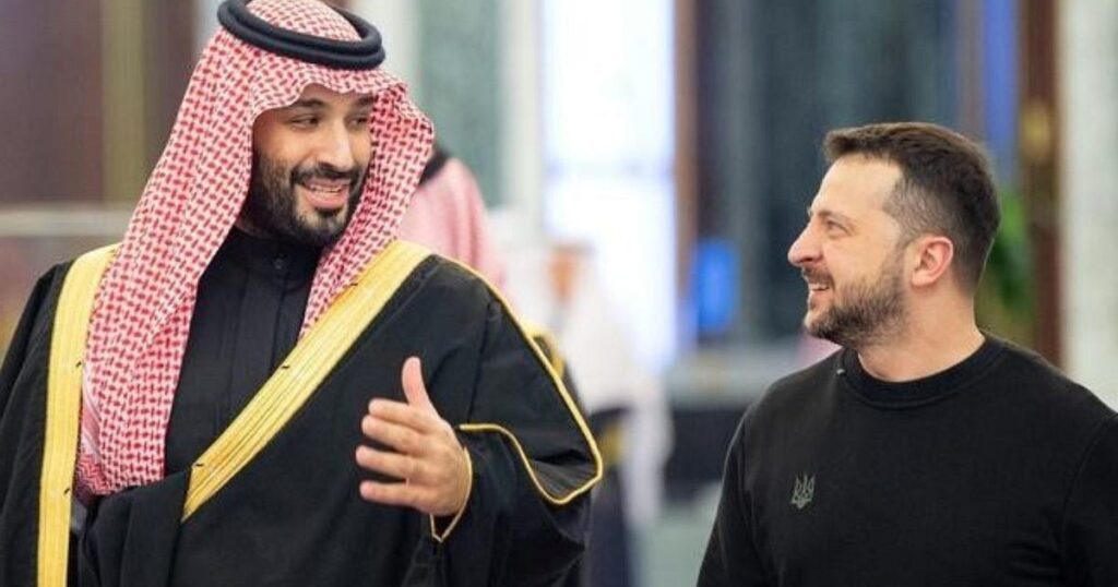 Le retour en force de l’Arabie saoudite sur la scène diplomatique mondiale Le président ukrainien en Arabie Saoudite.