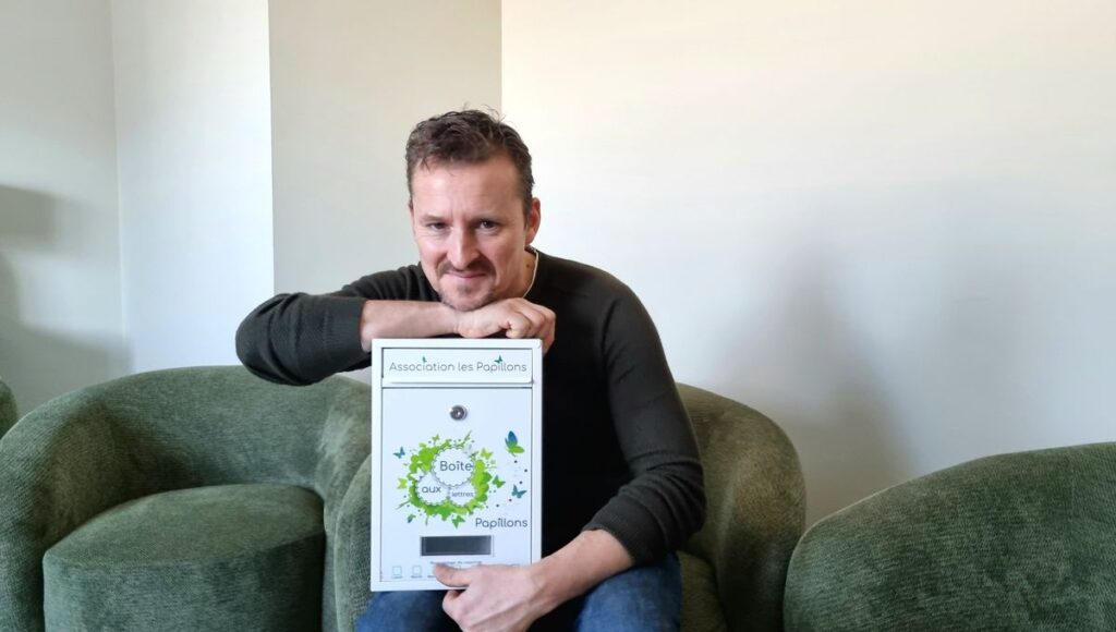 Papillons : quand des boîtes à lettres sauvent des vies Laurent Boyet est le Président et fondateur de l'association Les Papillons. ©Radio France -Estelle Kammerer