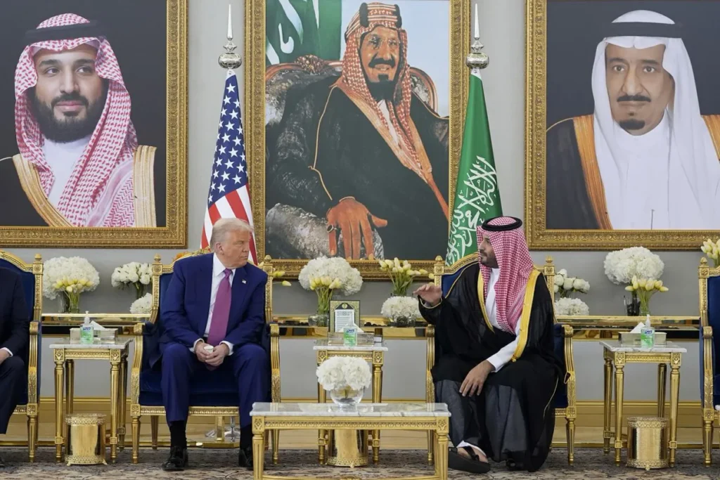 Donald Trump a rencontré le prince héritier en Arabie Saoudite