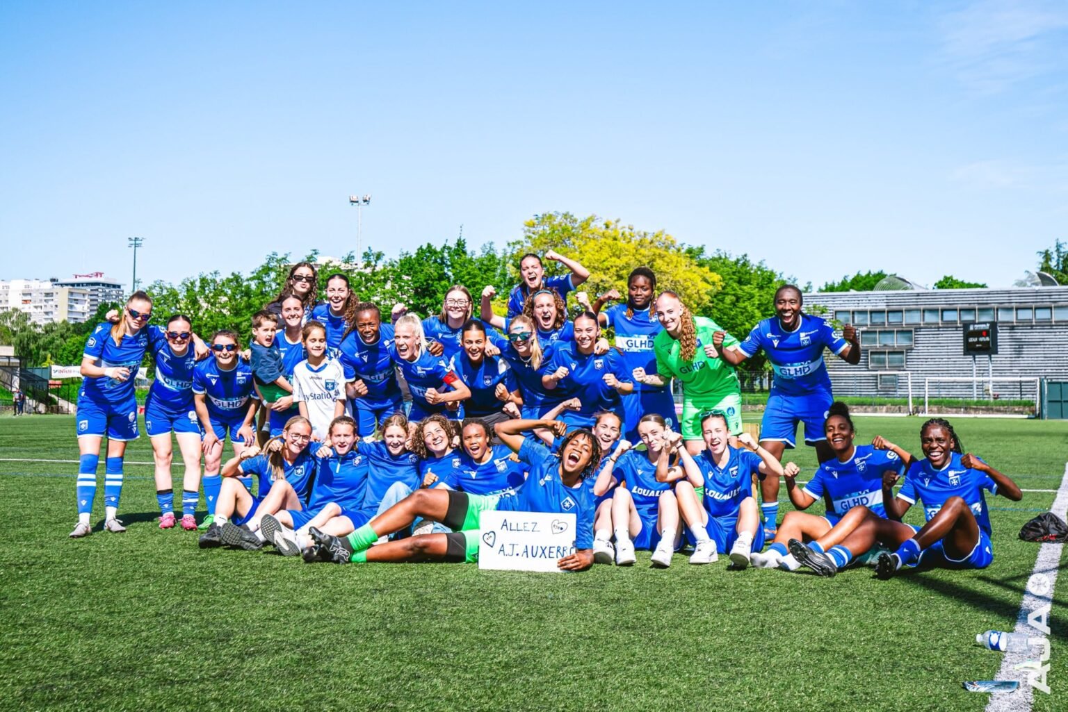 L'équipe féminine de l'AJ Auxerre.