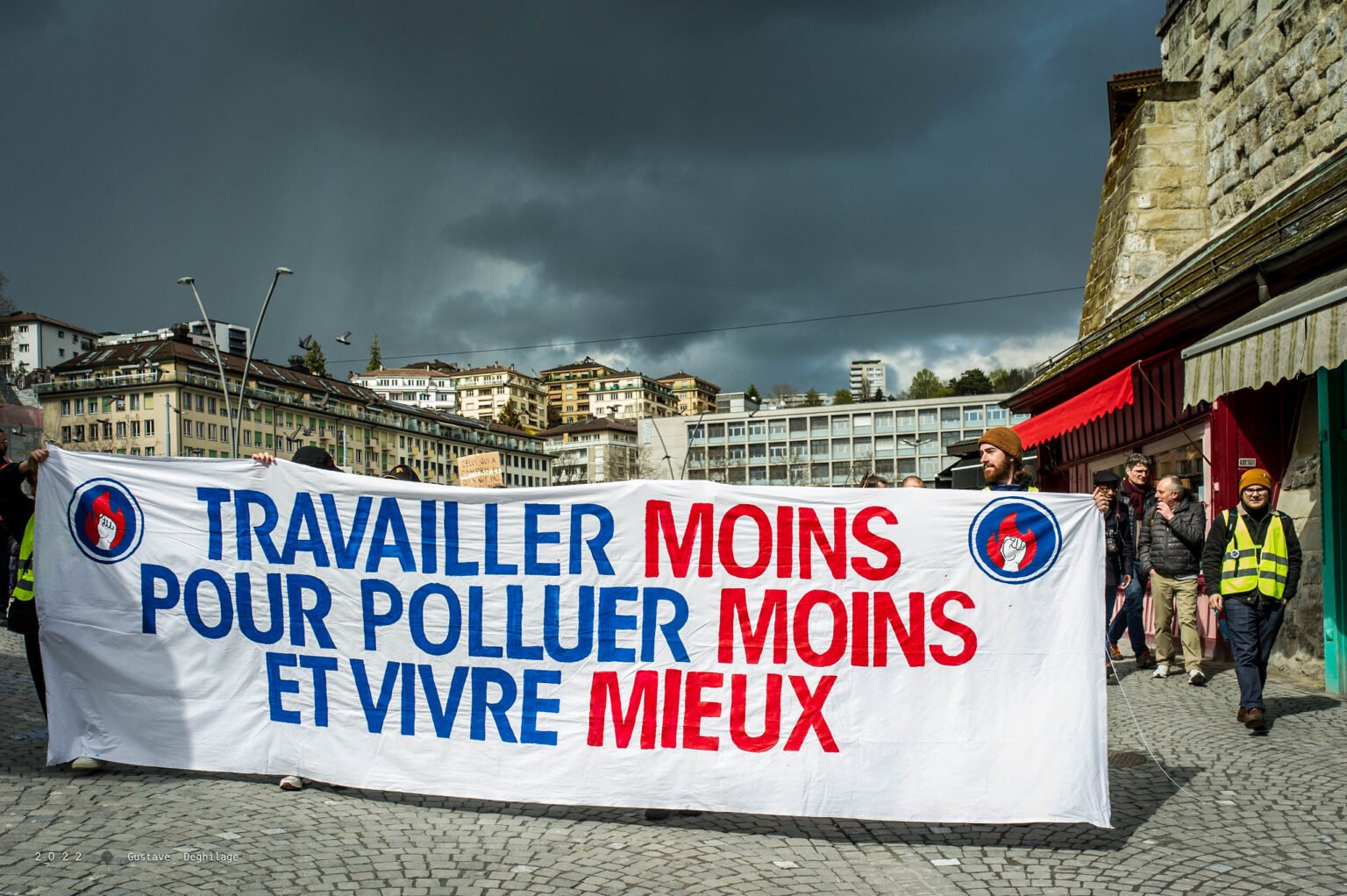 Une grève à Lausanne
