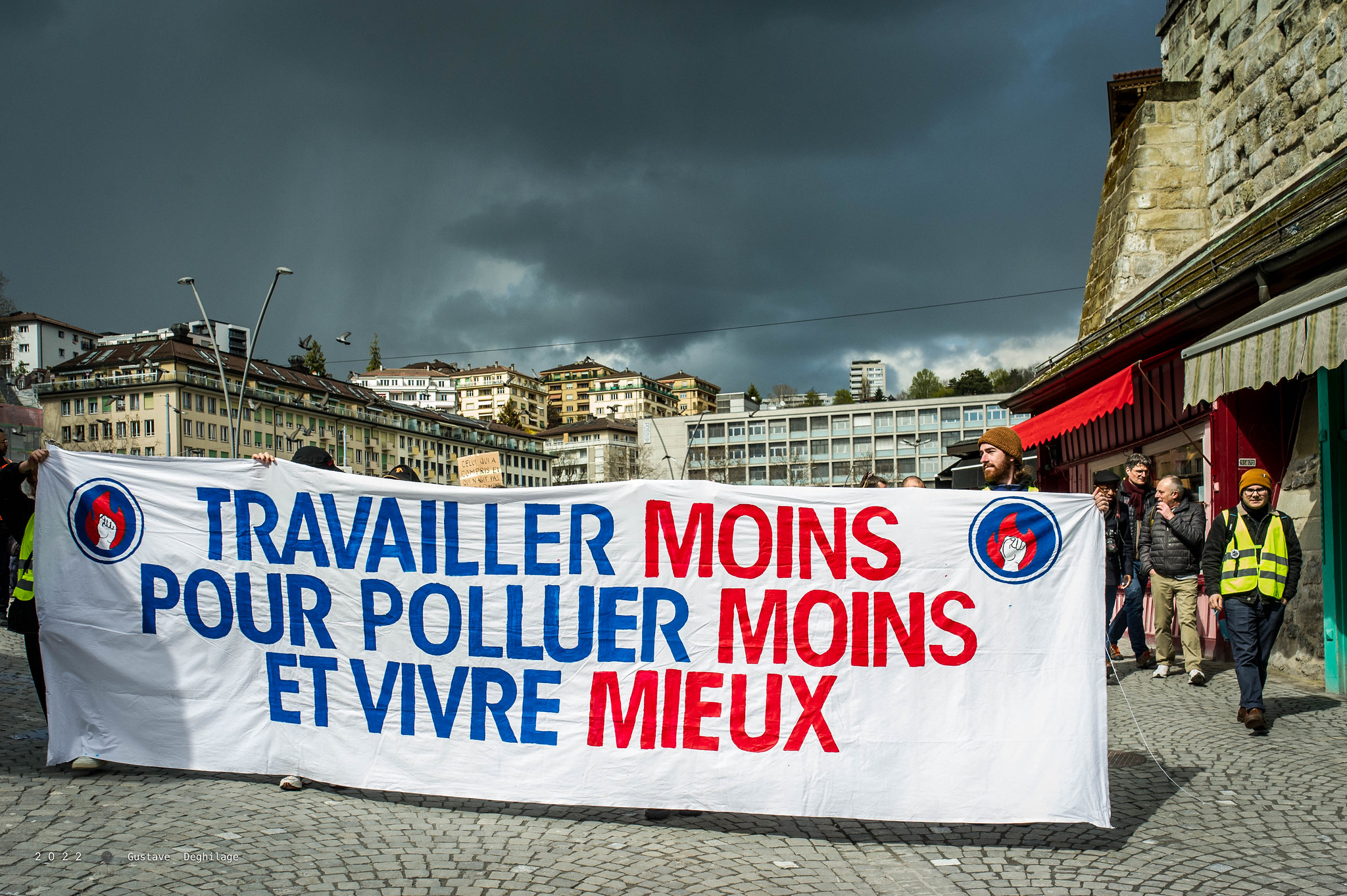 Une grève à Lausanne