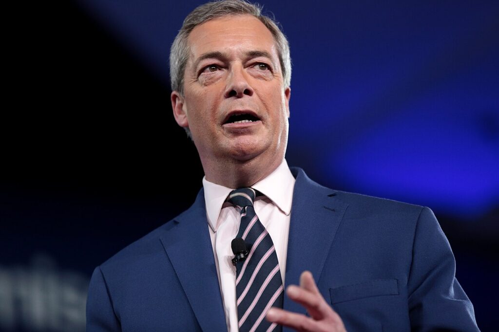 Nigel Farage s'exprimant lors de la Conférence d'Action Politique des Conservateurs (CPAC) en 2017 à National Harbor, Maryland. ©Wikimedia Commons