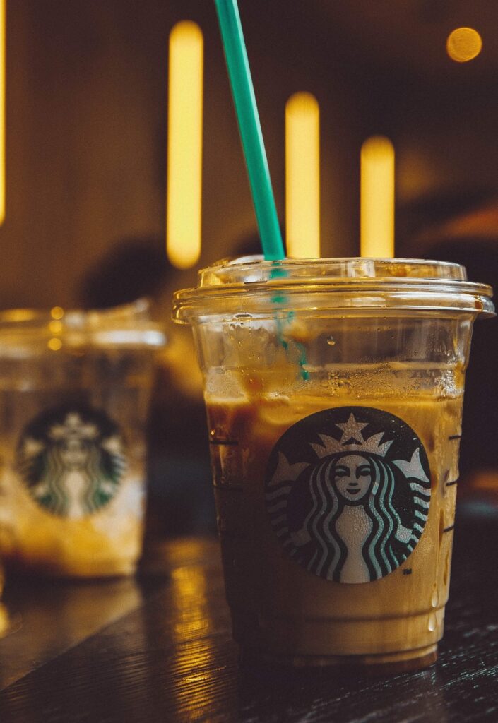 Des verres Starbucks