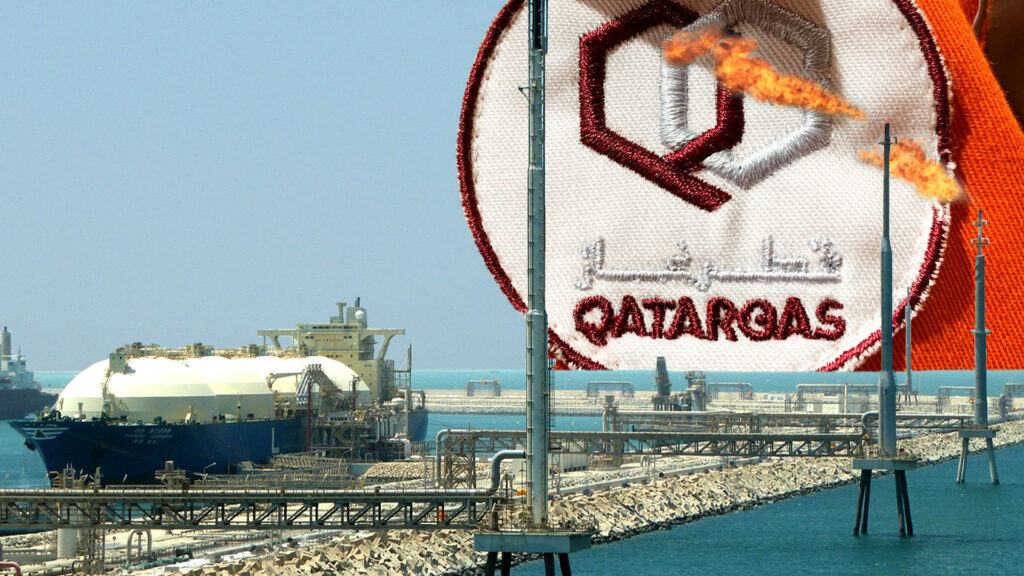 attaque contre Ras Laffan incendie