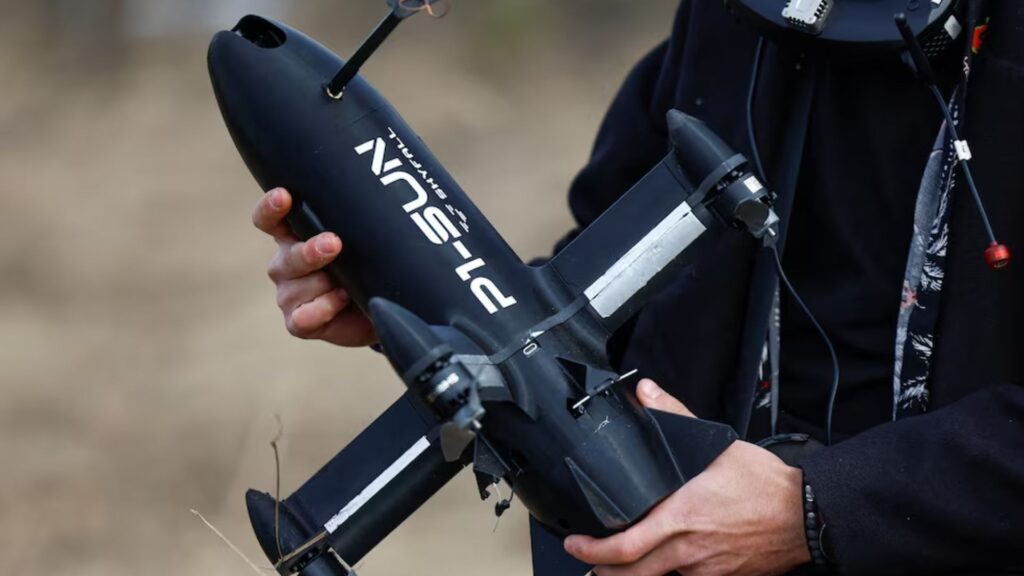 Système de drones intercepteurs sécurisant le ciel au Moyen-Orient