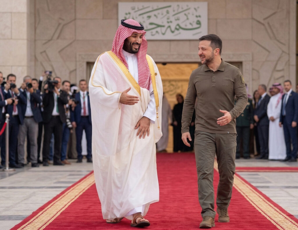 Zelenskiy durant sa Moyen-Orient Visite