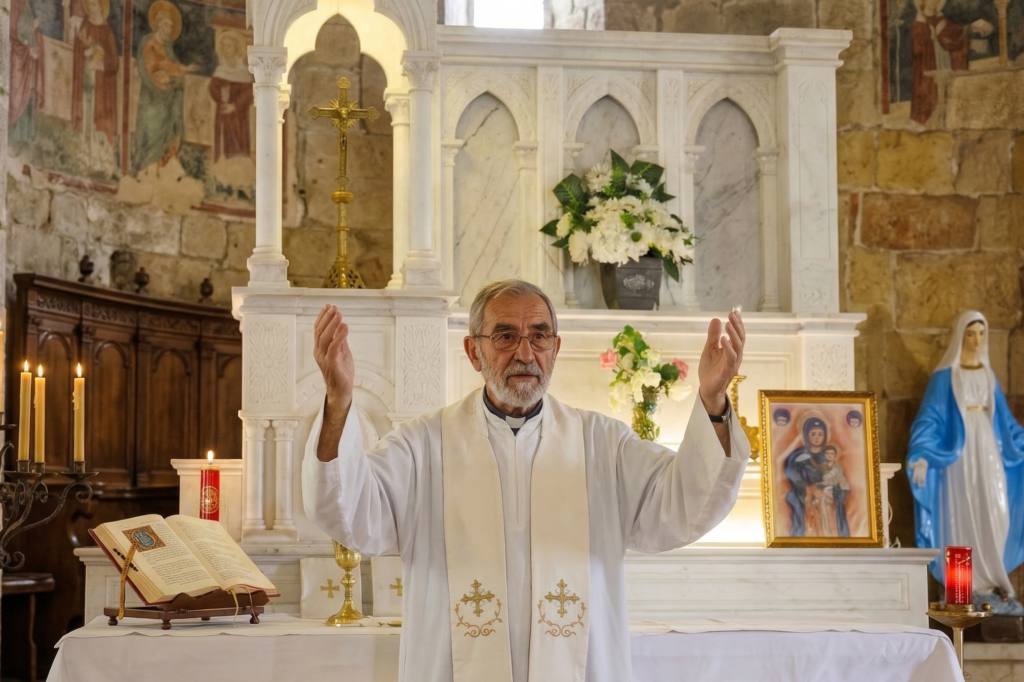 Chrétiens au Liban célébrant Pâques dans le sud