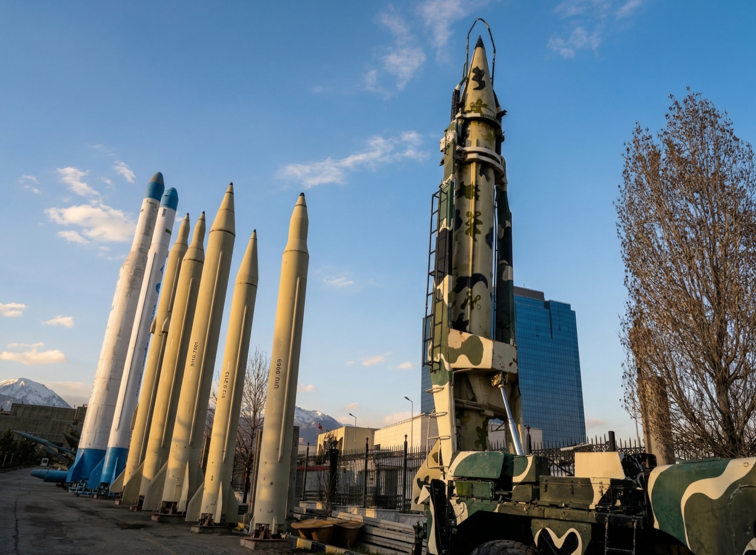 Missiles balistiques iraniens menaçant Israël