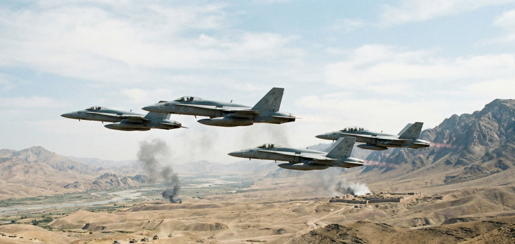 Abattage d'un avion de chasse au-dessus du Golfe