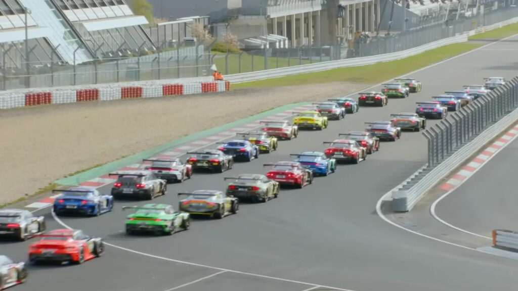 Voiture impliquée dans l'accident au Nürburgring