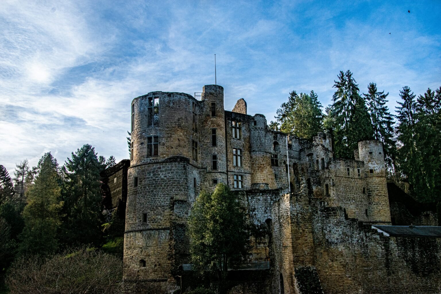 Le château de Beaufort capturé par l'armée d'Israël lors de son avancée.