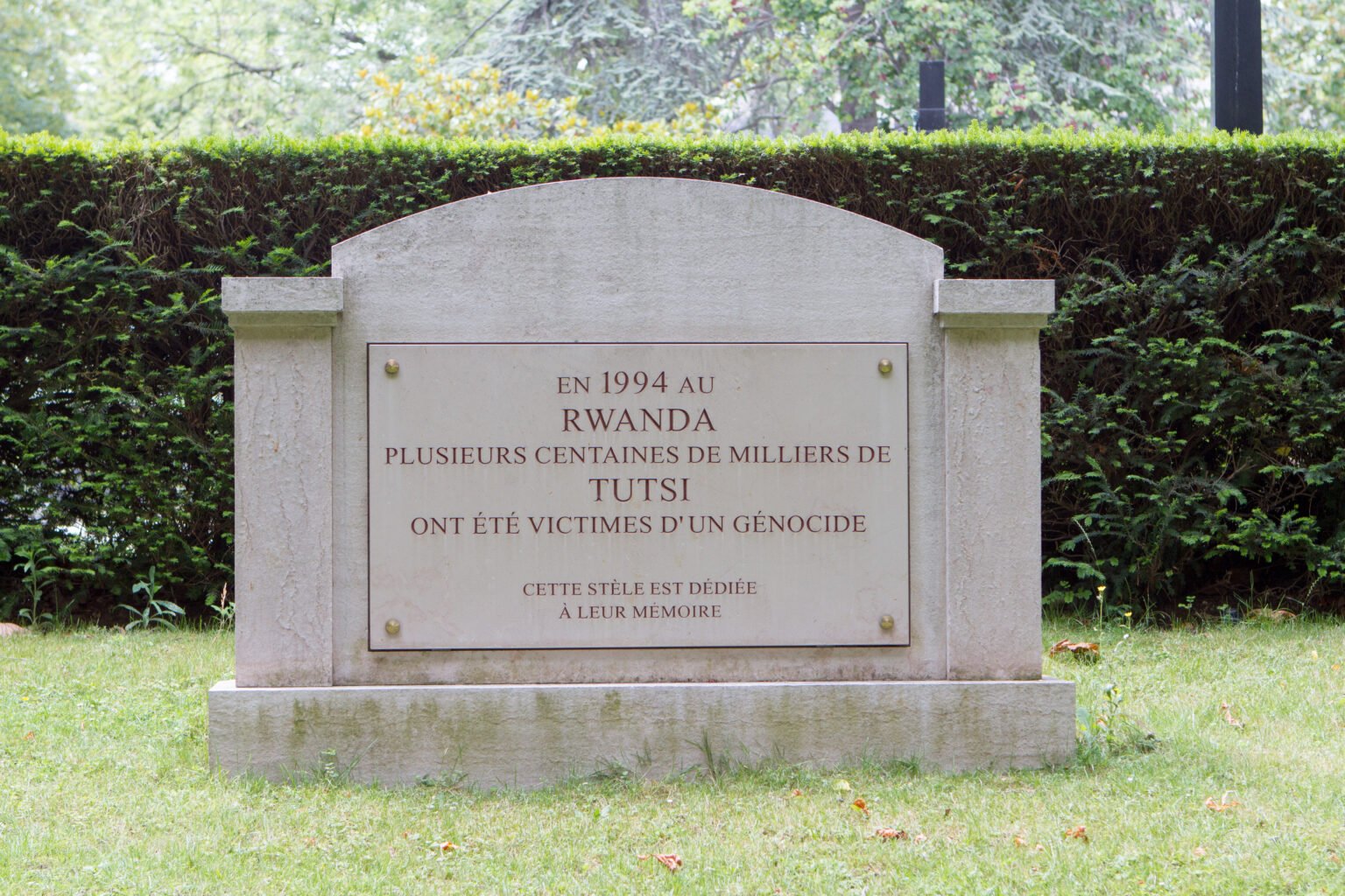 Mémorial officiel du génocide rwandais à Paris