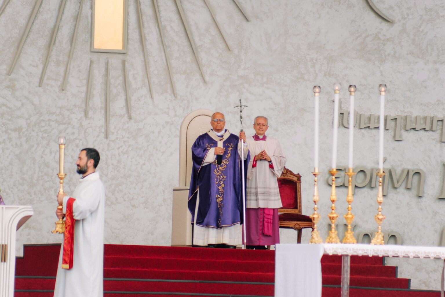 Le pape Léon lors de sa visite en Espagne