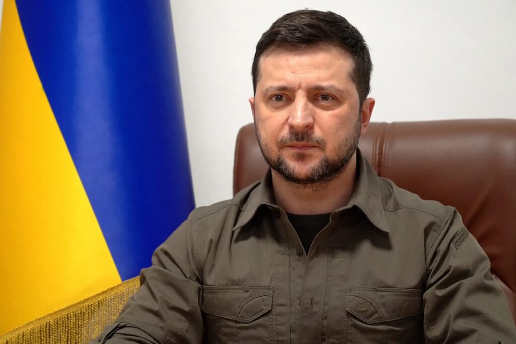 Volodymyr Zelensky campagne Russie