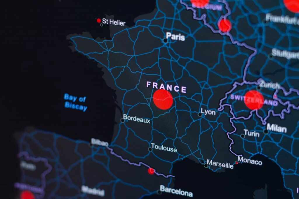 Canicule en France températures records