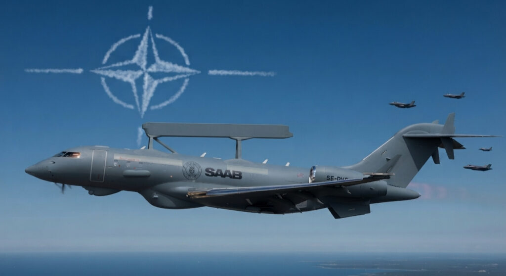 L’OTAN va remplacer ses anciens avions AWACS par le système suédois Saab GlobalEye