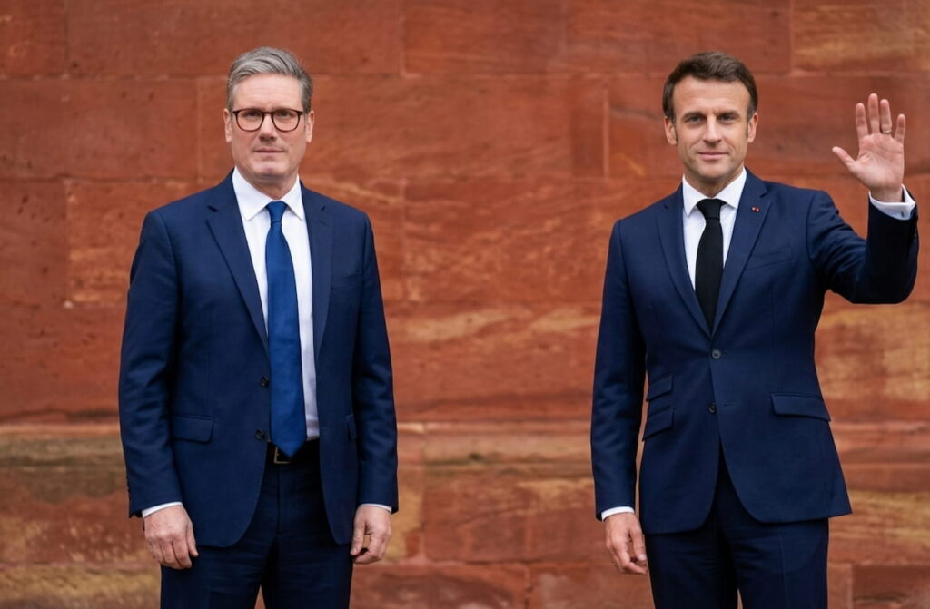 Keir Starmer reçoit la Légion d’honneur des mains d’Emmanuel Macron à Paris Emmanuel Macron décore Keir Starmer de la Légion d'honneur à Paris