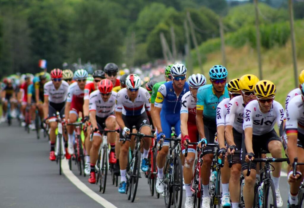 Peloton du Tour de France à Barcelone