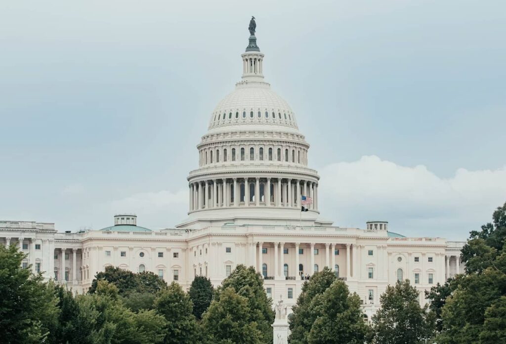 Capitole US bloquant le projet de loi défense