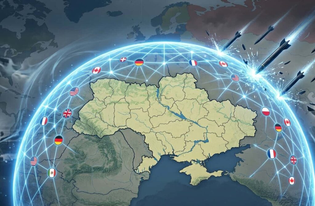 L’Europe et l’Ukraine forment une nouvelle coalition contre les missiles balistiques russes Emmanuel Macron et Volodymyr Zelensky discutent de la coalition contre les missiles balistiques russes