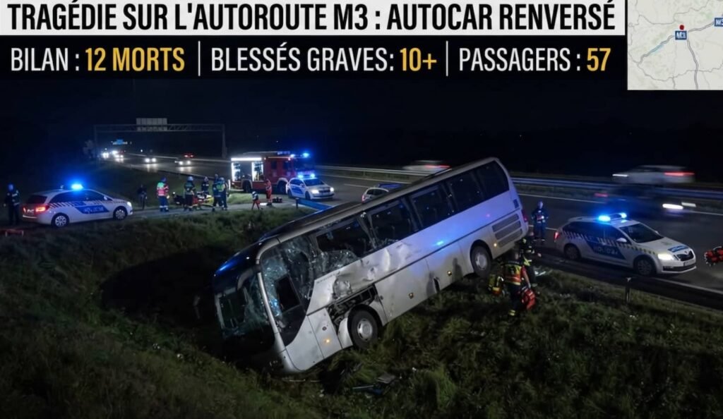 Hongrie : 12 morts et 47 blessés dans l’accident d’un bus de pèlerins polonais BUS CRASHJ