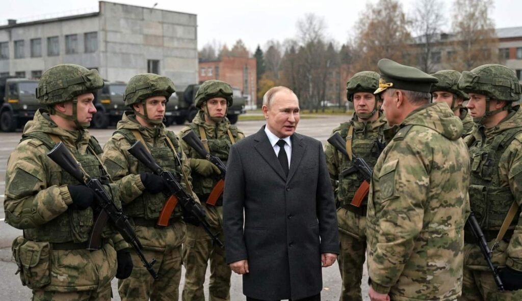 En Russie, le fantôme de la mobilisation de 2022 ravive les envies de départ Longue file de voitures à l'arrêt au poste-frontière de Verkhny Lars entre la Russie et la Géorgie