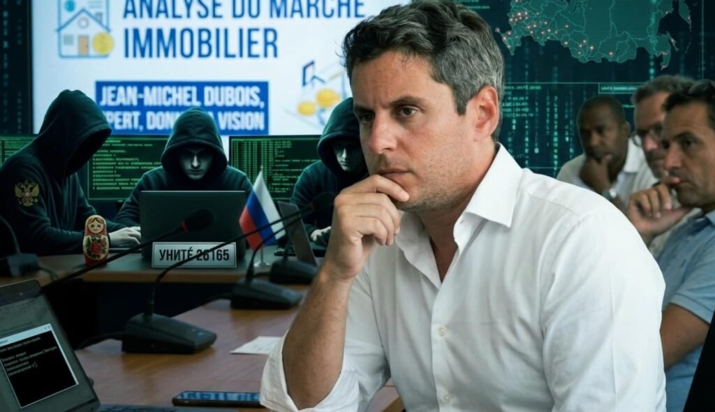 Fausse une de presse avec le logo de l'AFP détournée et la photo de Gabriel Attal