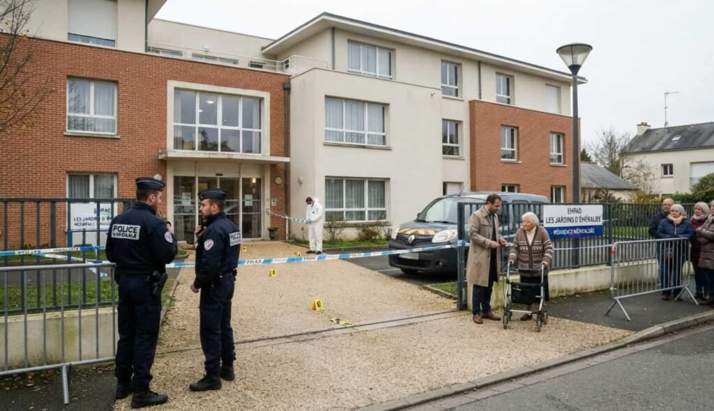 Façade extérieure de la maison de retraite Saint-Louis à Rennes avec entrée principale