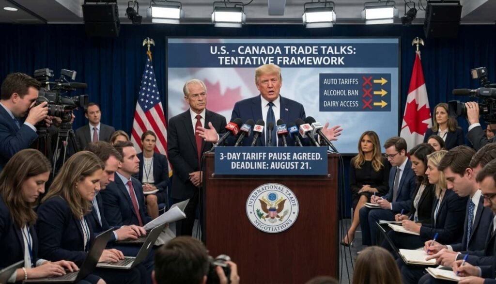 Chaîne de montage automobile dans une usine de l'Ontario au Canada
