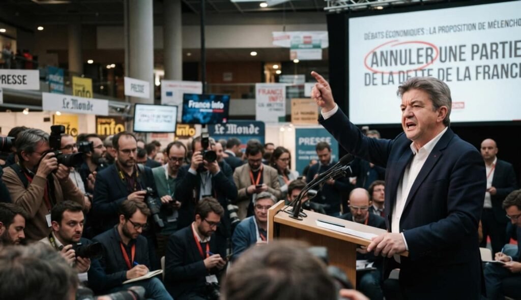 Le projet de Mélenchon d’annuler une partie de la dette fait polémique au Medef fedrrfwrw