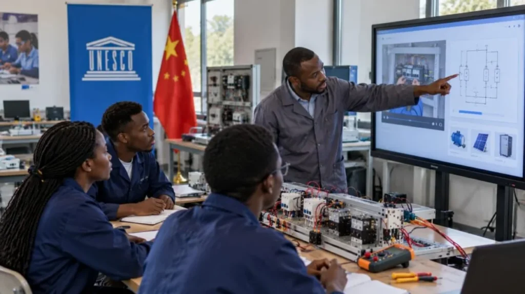 L’UNESCO lance une plateforme de formation professionnelle en Afrique LUNESCO lance une plateforme de formation professionnelle en Afrique