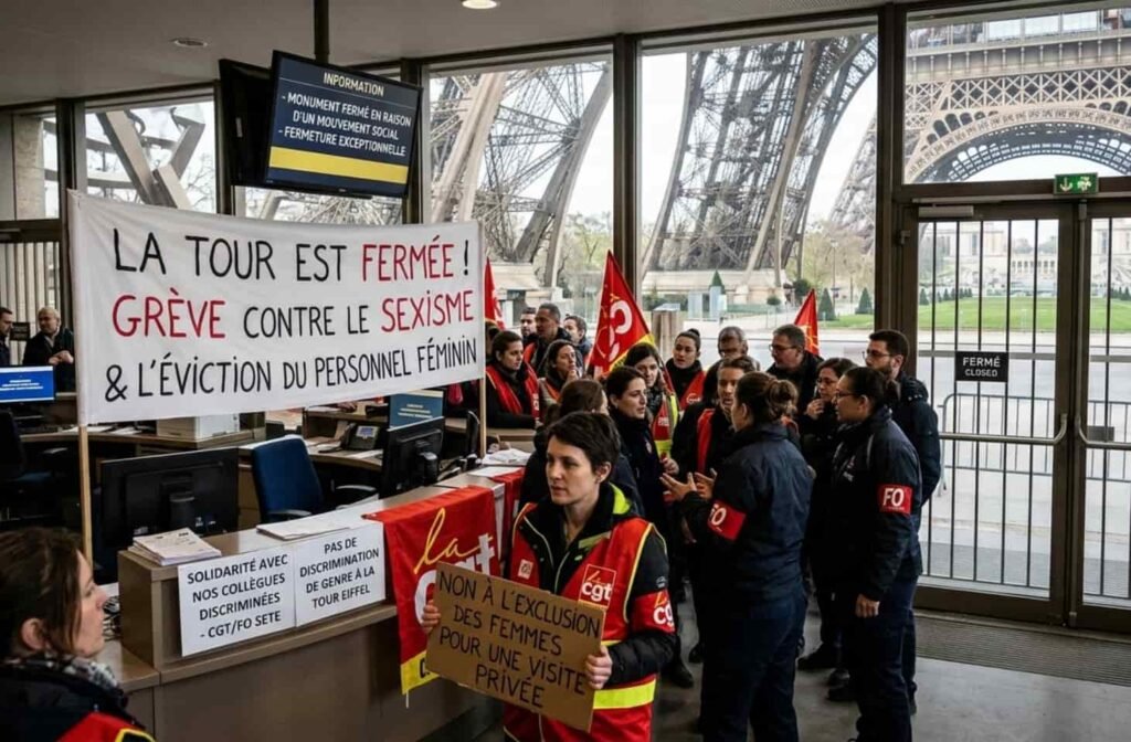 Lettre F bleu marine stylisée avec une extension en forme de plume, logo du Figaro