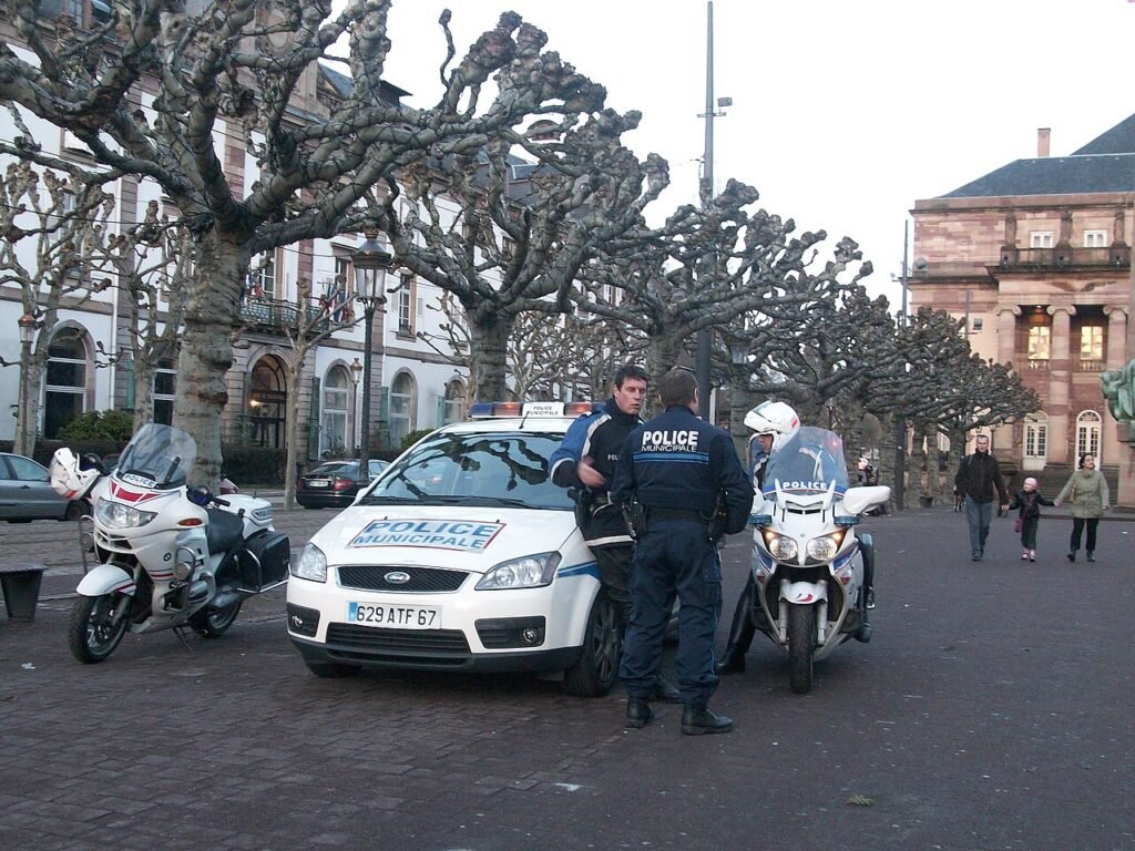 La police municpale de Strasbourg en 2011. ©Kevin B